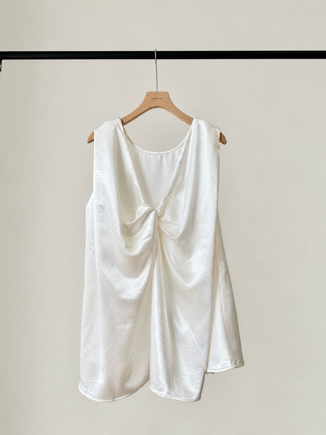 Mandy Back Knot Satin Top