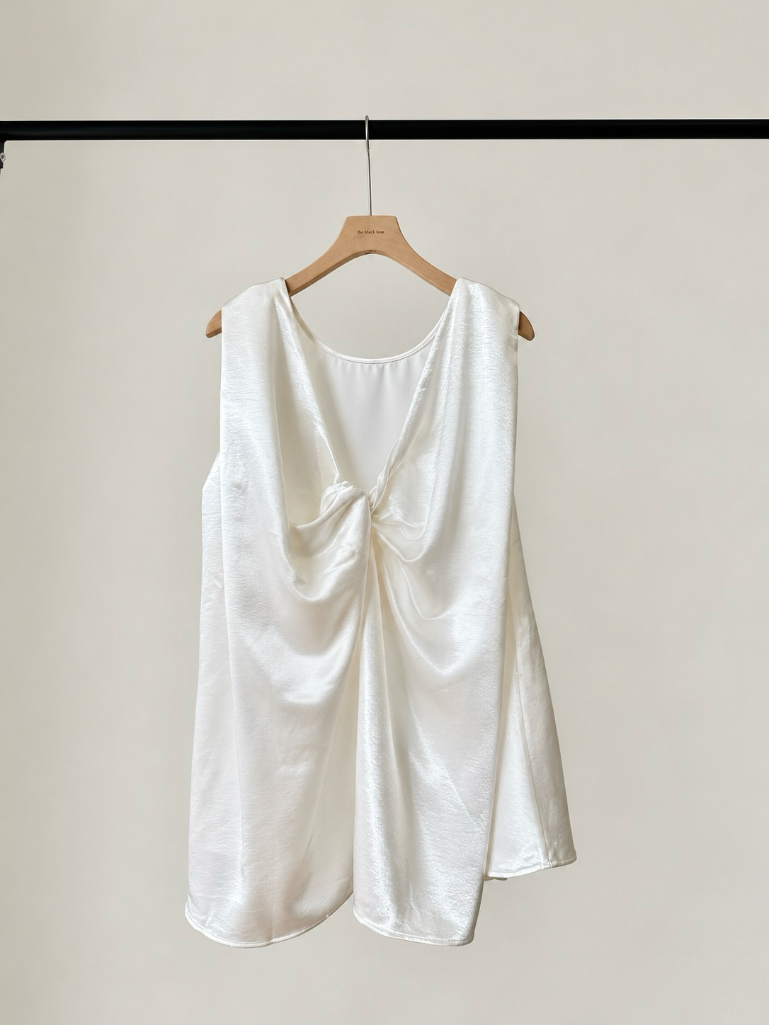 Mandy Back Knot Satin Top