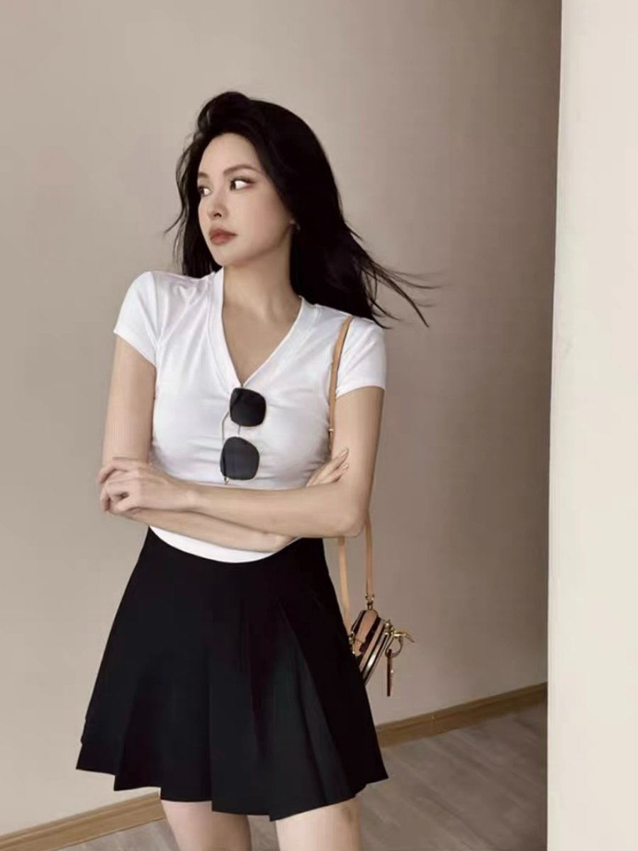 Frida Pleated OL Mini Skort