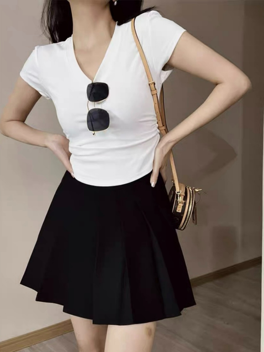 Frida Pleated OL Mini Skort