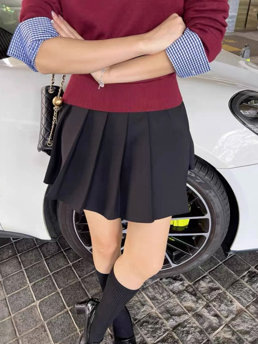 Frida Pleated OL Mini Skort