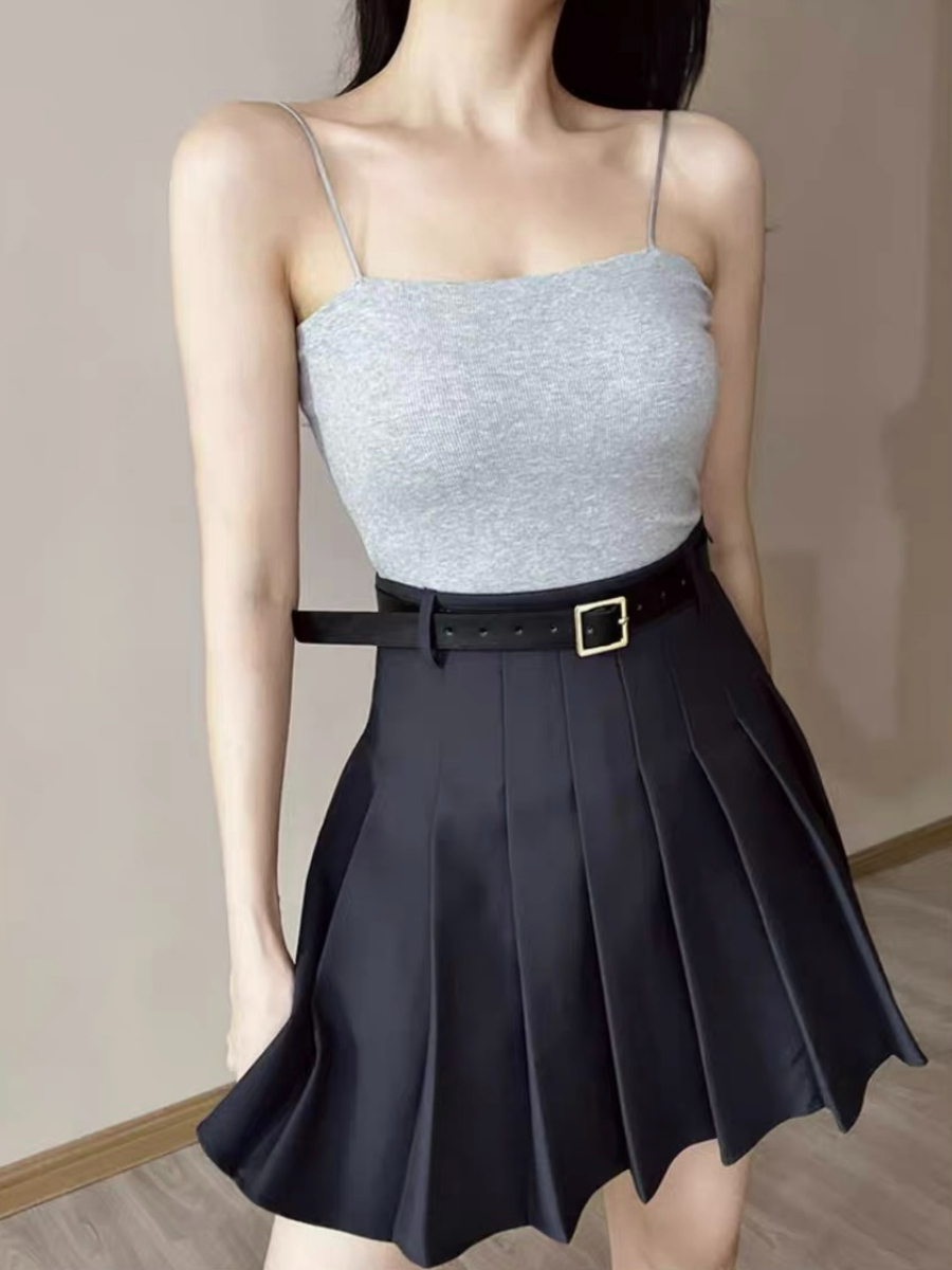 Frida Pleated OL Mini Skort