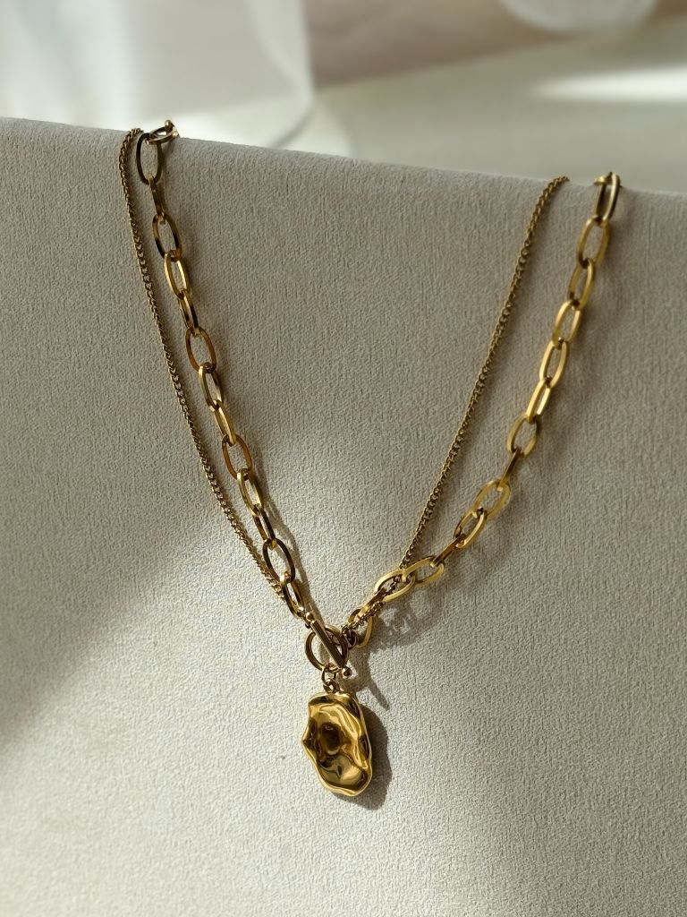 Bon-Hwa Pendant Chain Necklace