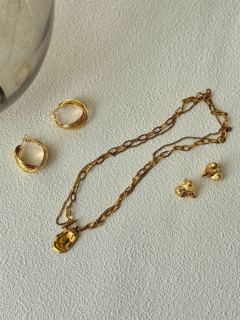 Bon-Hwa Pendant Chain Necklace