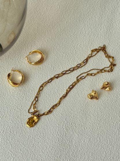 Bon-Hwa Pendant Chain Necklace