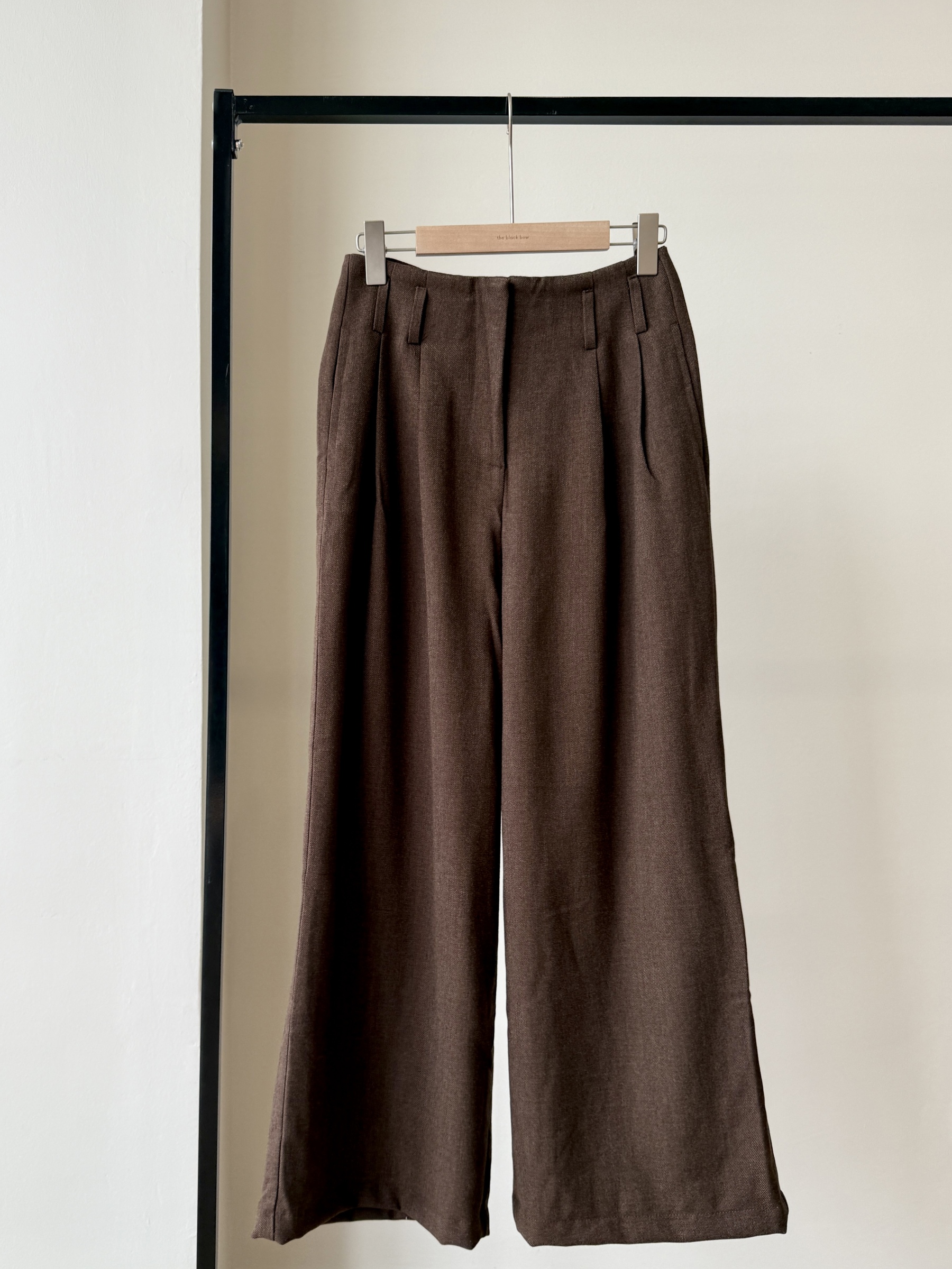 Moligna Belted Wide Leg Pants
