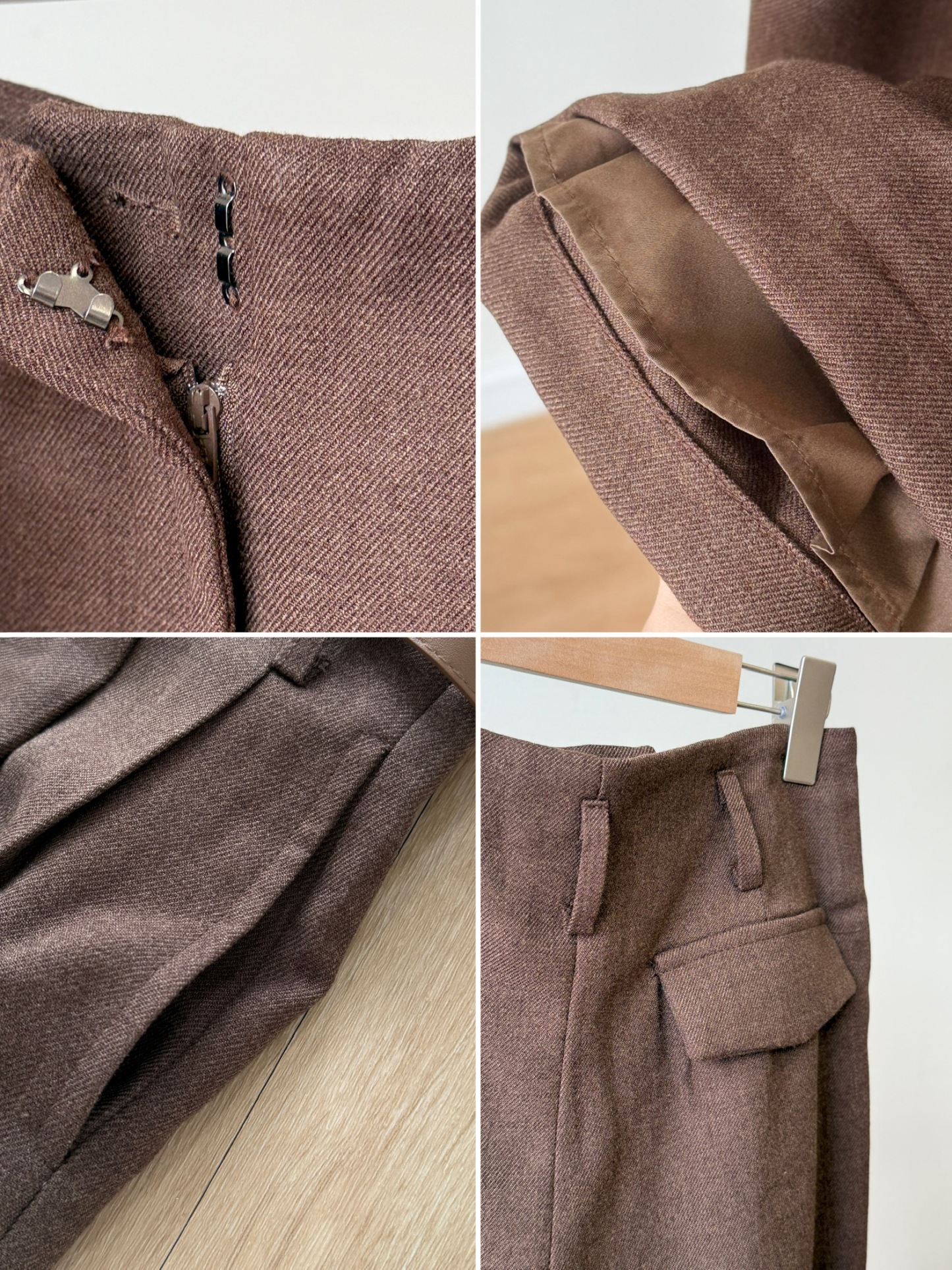 Moligna Belted Wide Leg Pants