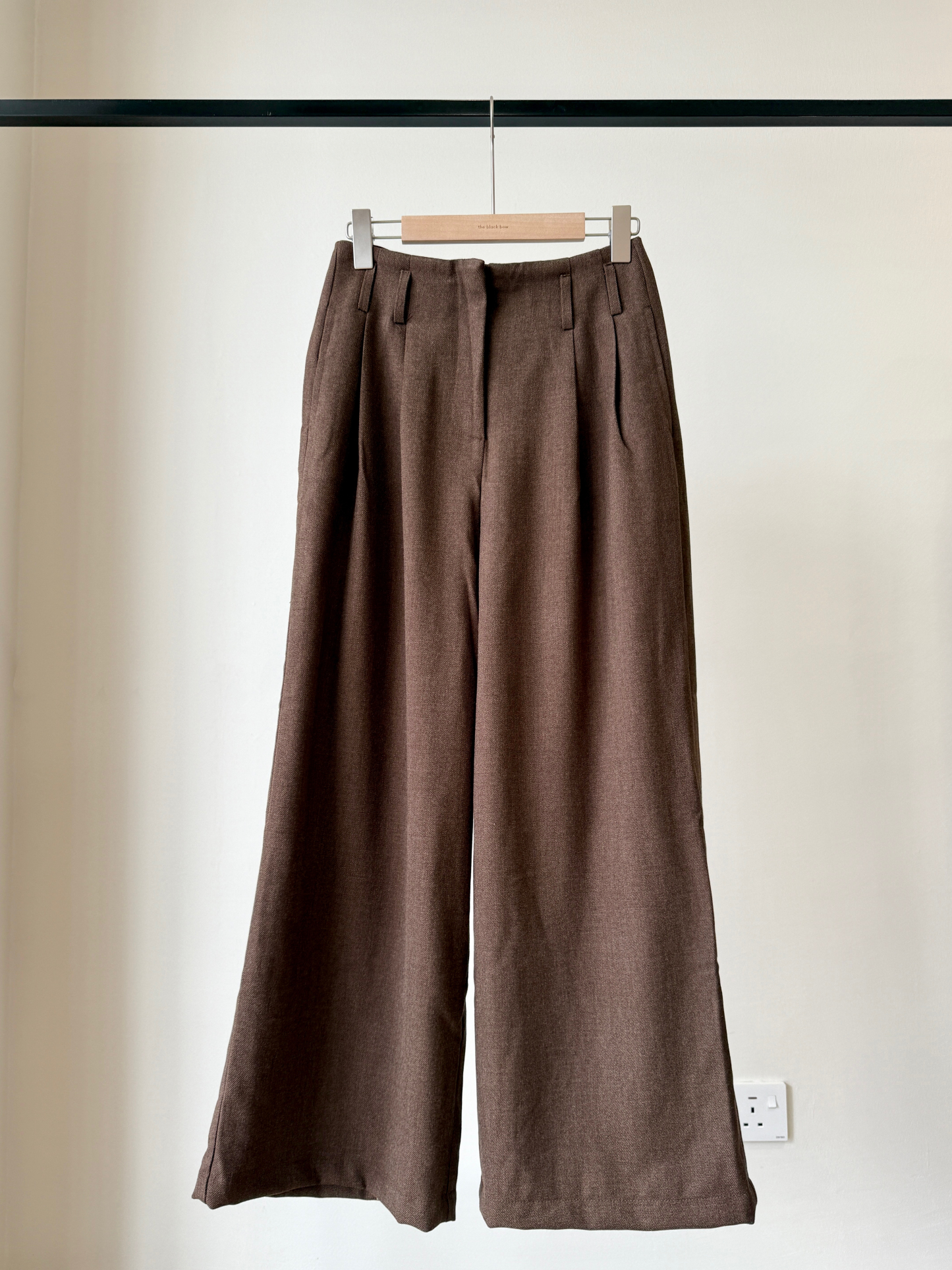 Moligna Belted Wide Leg Pants