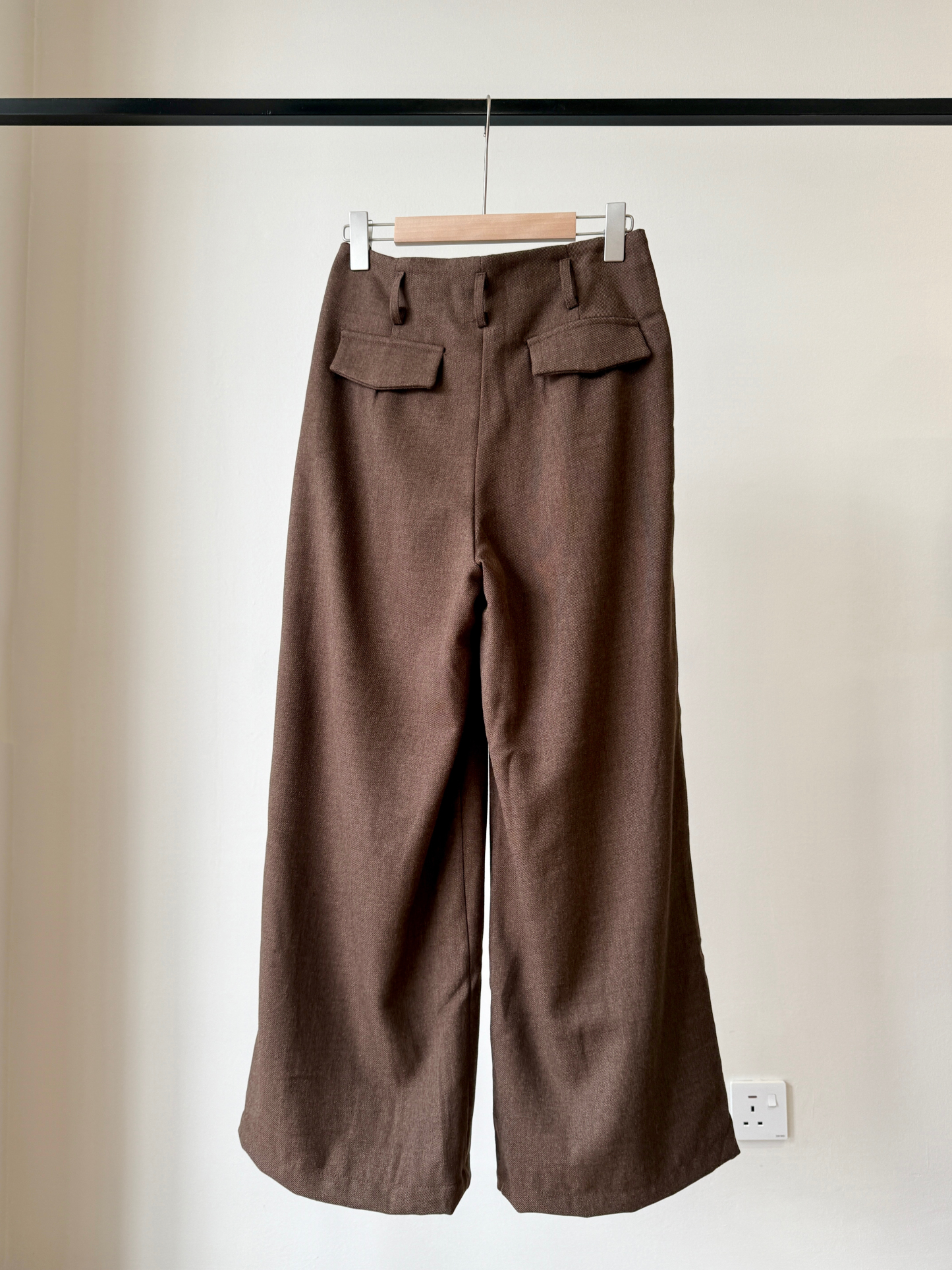 Moligna Belted Wide Leg Pants