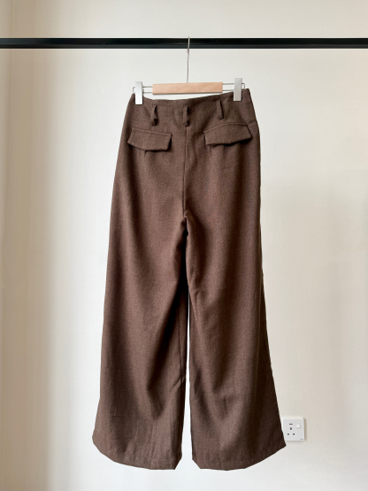 Moligna Belted Wide Leg Pants