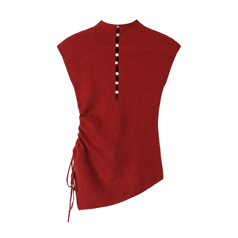 Lesya Back Button Knit Top