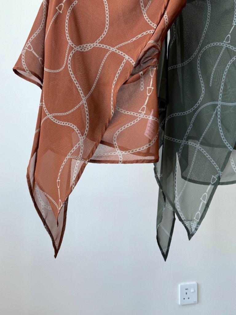 Wynna Graphic Print One Shoulder Top