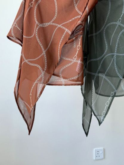 Wynna Graphic Print One Shoulder Top