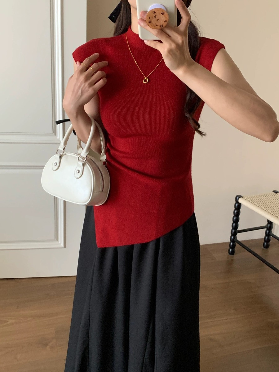 Lesya Back Button Knit Top