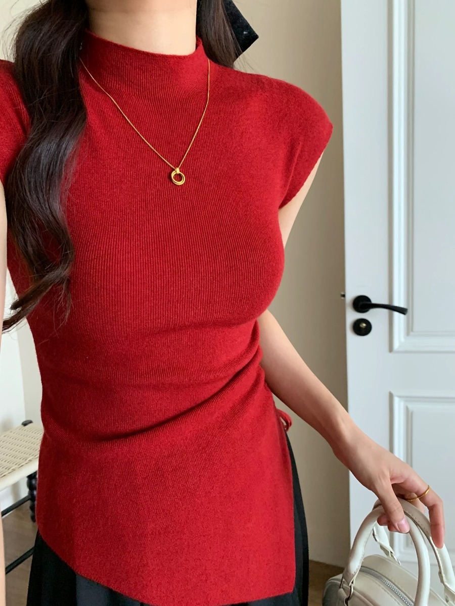 Lesya Back Button Knit Top