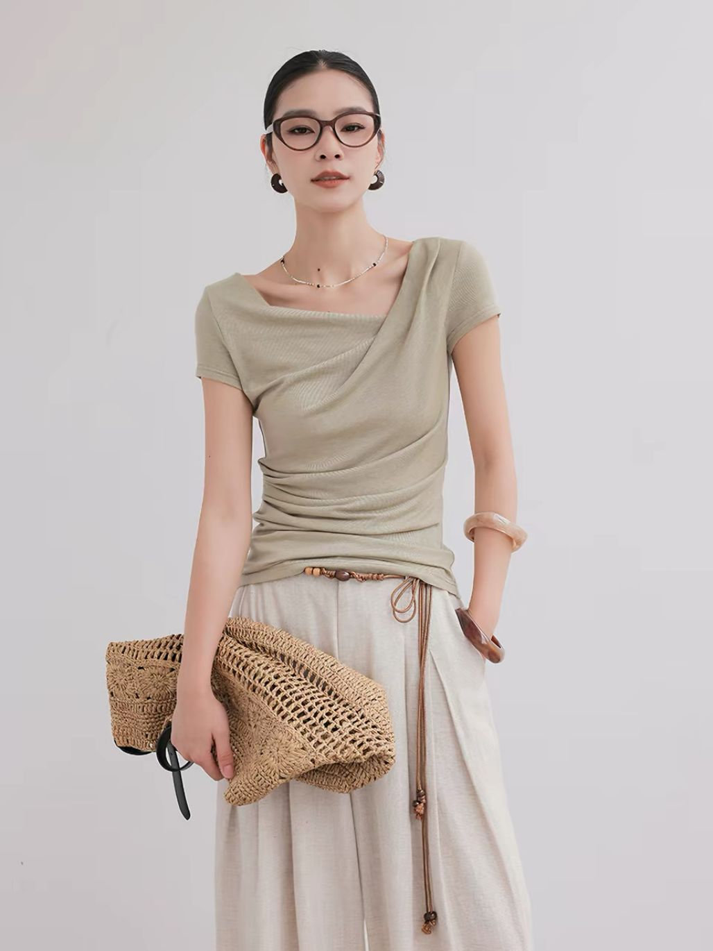 Lobora One Shoulder Top