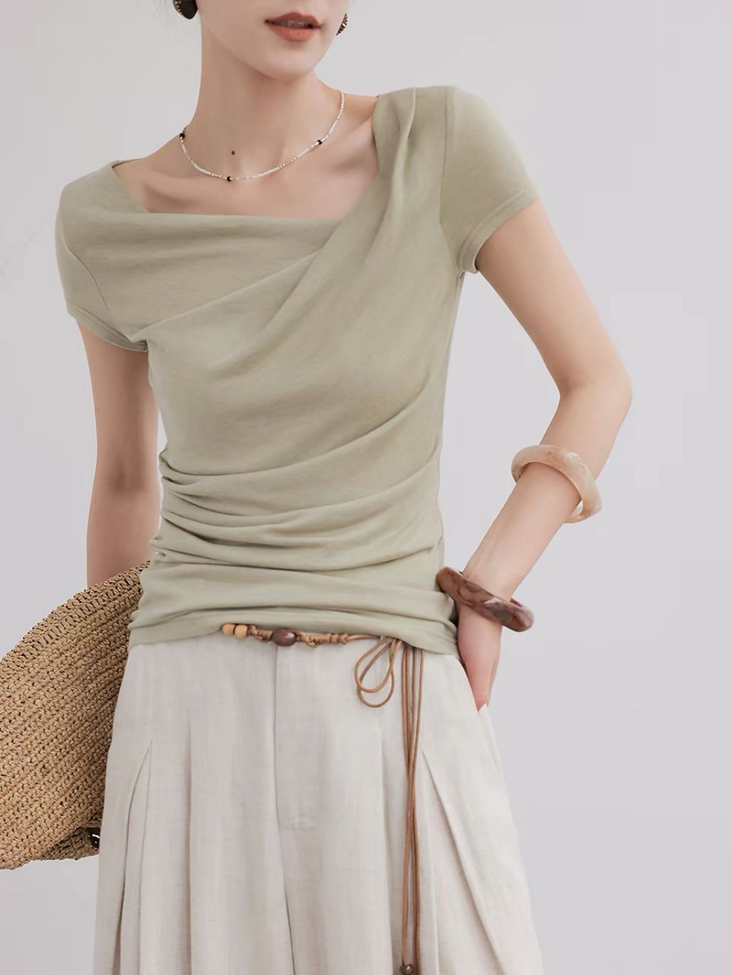 Lobora One Shoulder Top