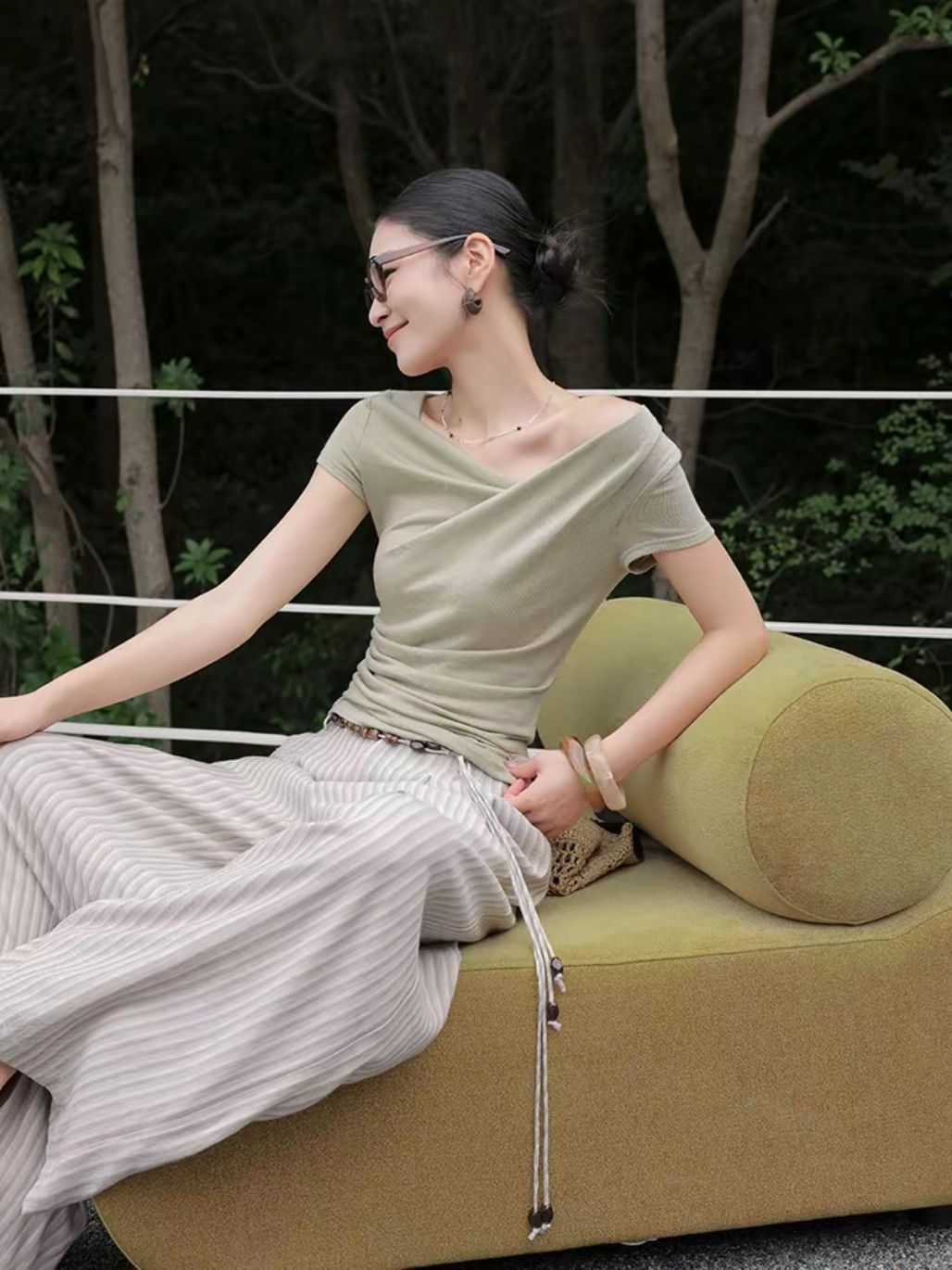 Lobora One Shoulder Top