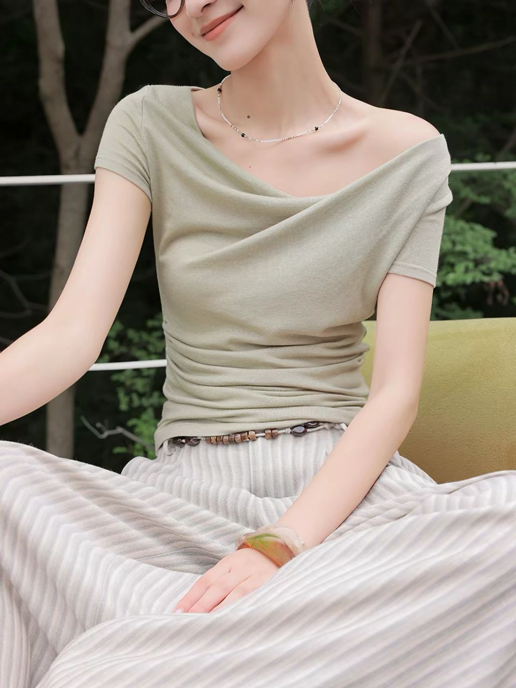 Lobora One Shoulder Top
