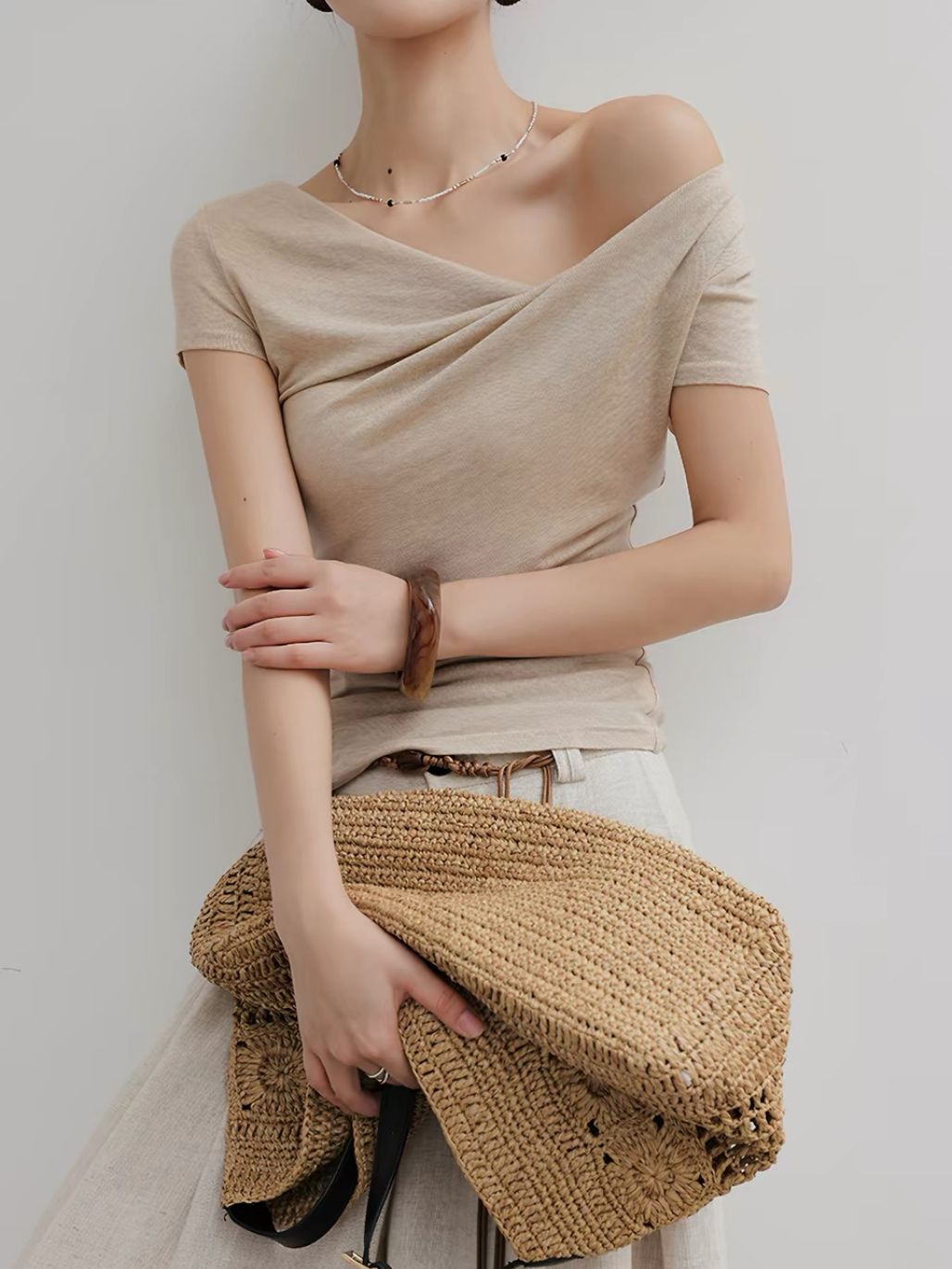 Lobora One Shoulder Top