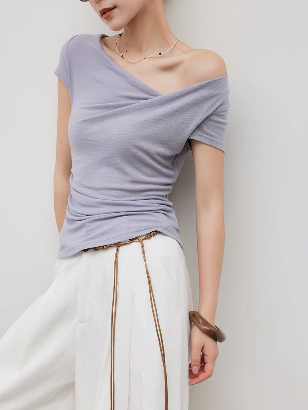 Lobora One Shoulder Top