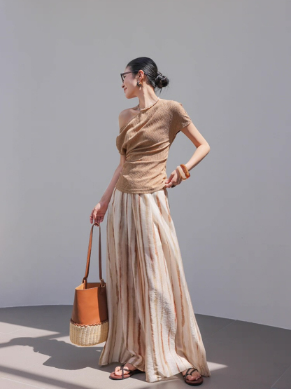 Shuang Cha Tencel Blend Culottes