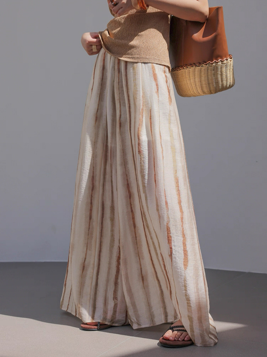 Shuang Cha Tencel Blend Culottes