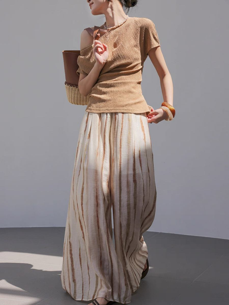 Shuang Cha Tencel Blend Culottes