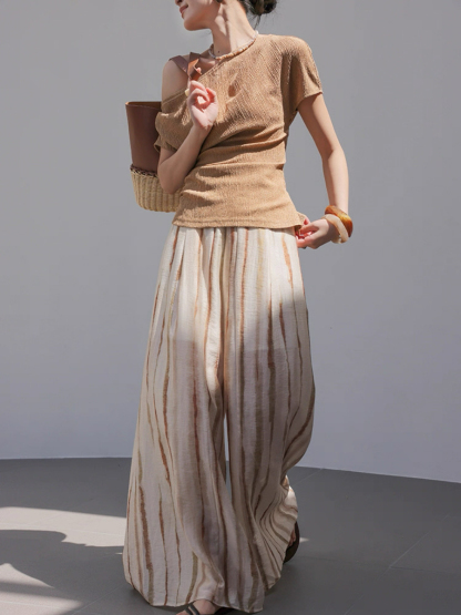 Shuang Cha Tencel Blend Culottes