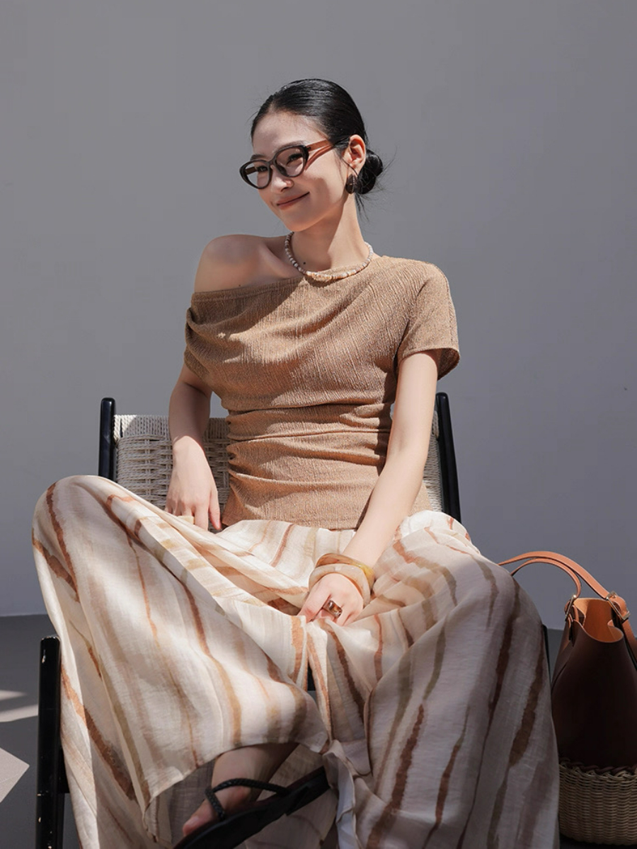 Shuang Cha Tencel Blend Culottes