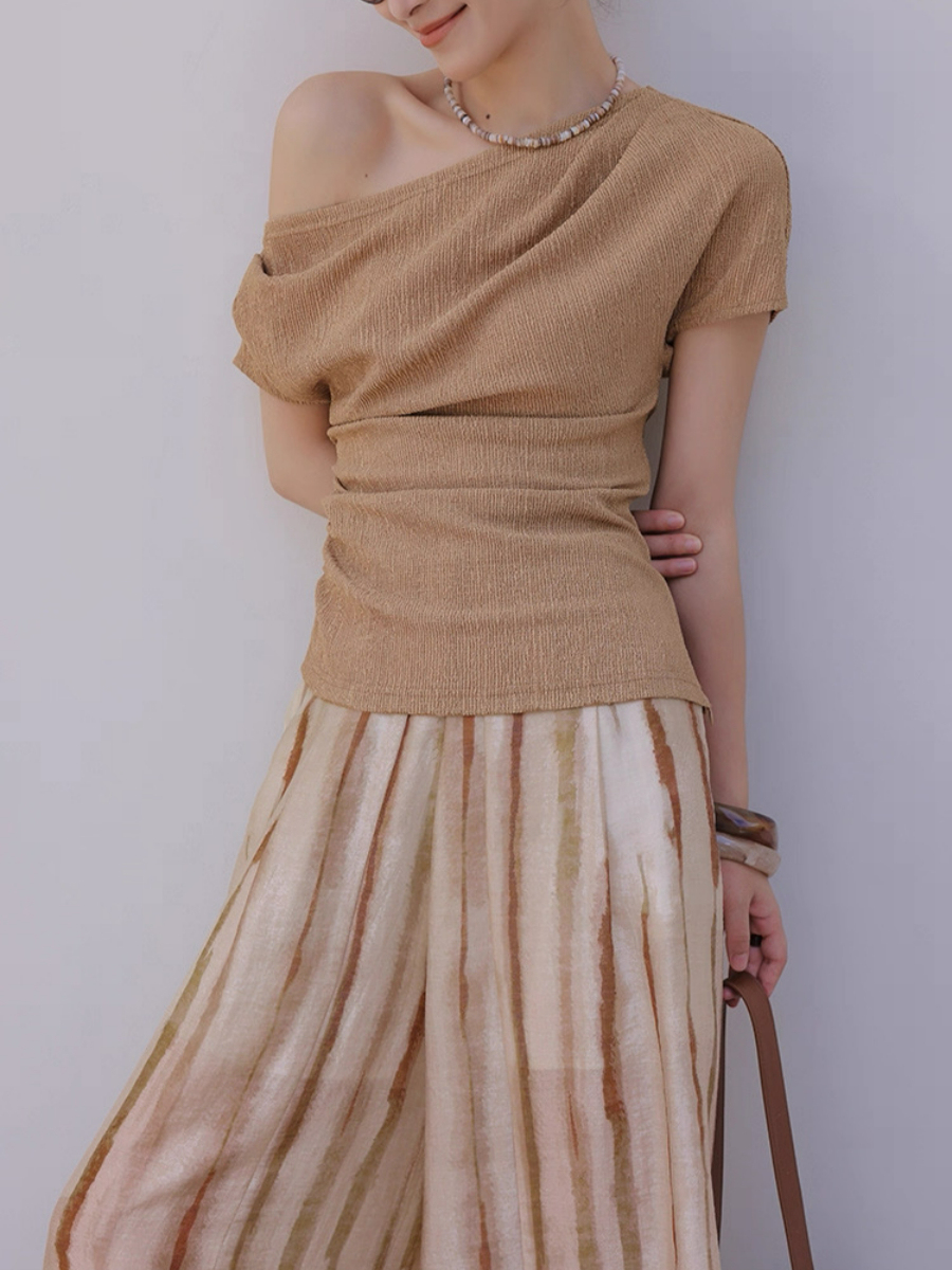 Shuang Cha Tencel Blend Culottes