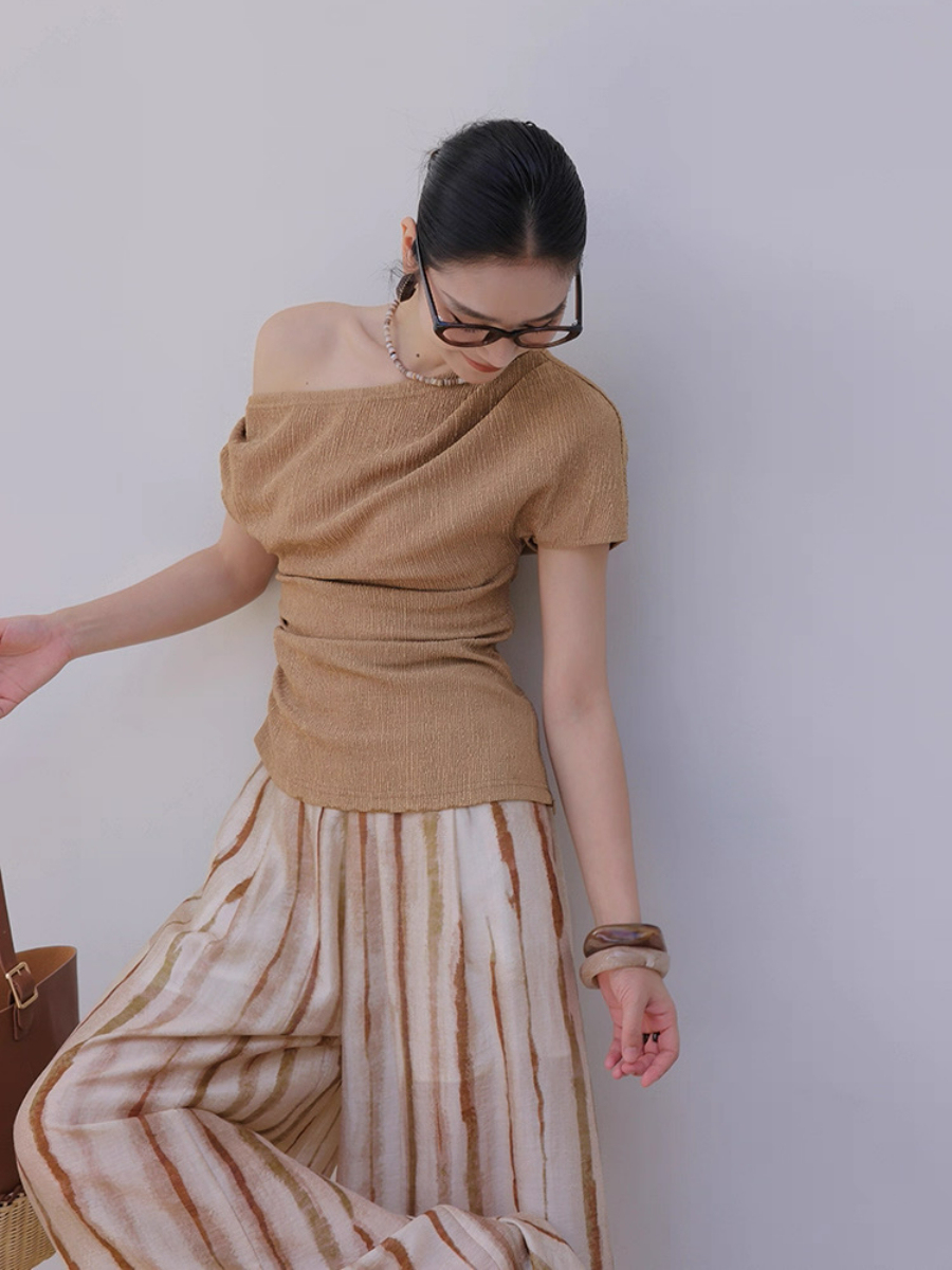 Shuang Cha Tencel Blend Culottes