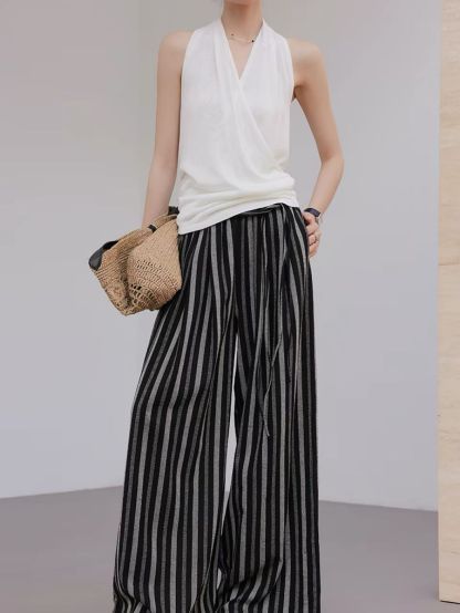 Linsey Tencel Halter Neck Knit Top