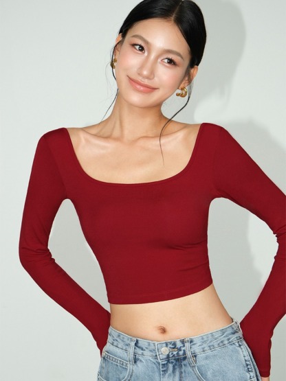 Mazzy Low Back Padded Crop Top-The Black Bow-