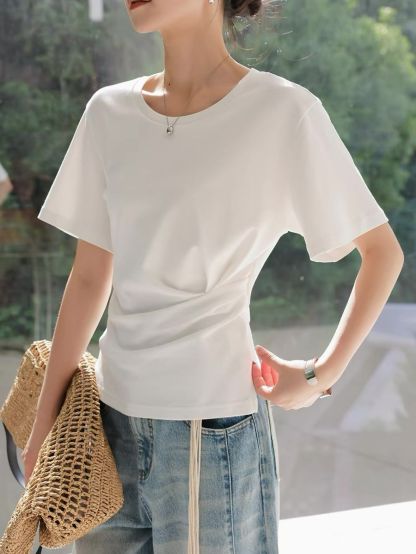 Pierre Waist Ruched Essential Top