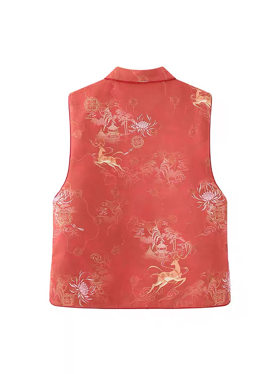 Shuang De Oriental Vest