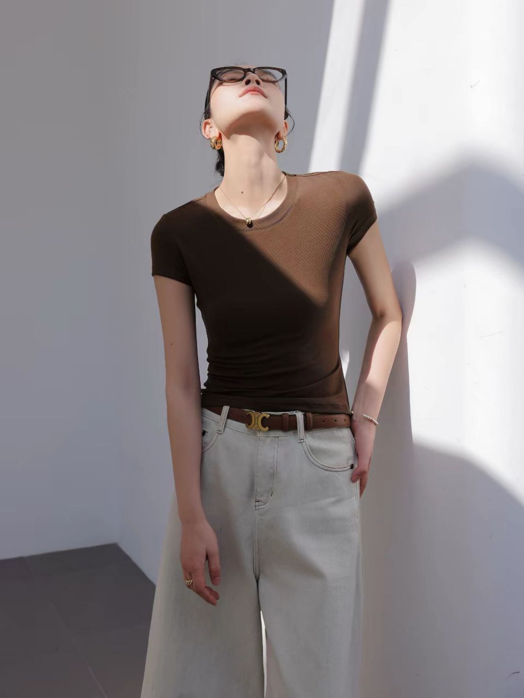 Pam Lyocell Crew Neck Tee
