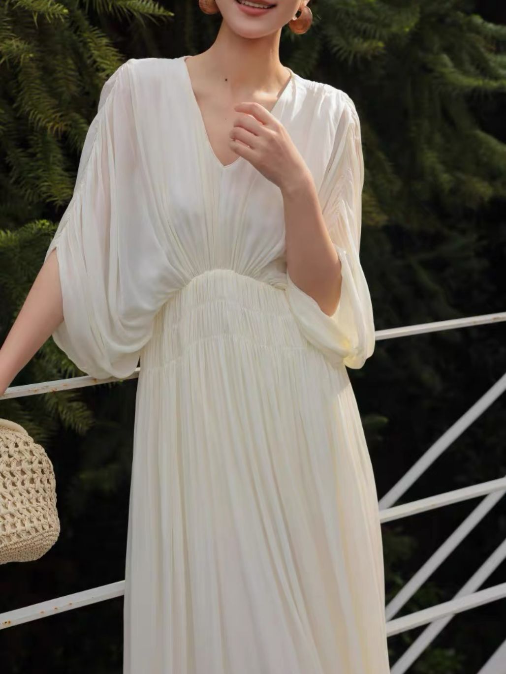 Lorraine Batwing Resort Luxe Dress