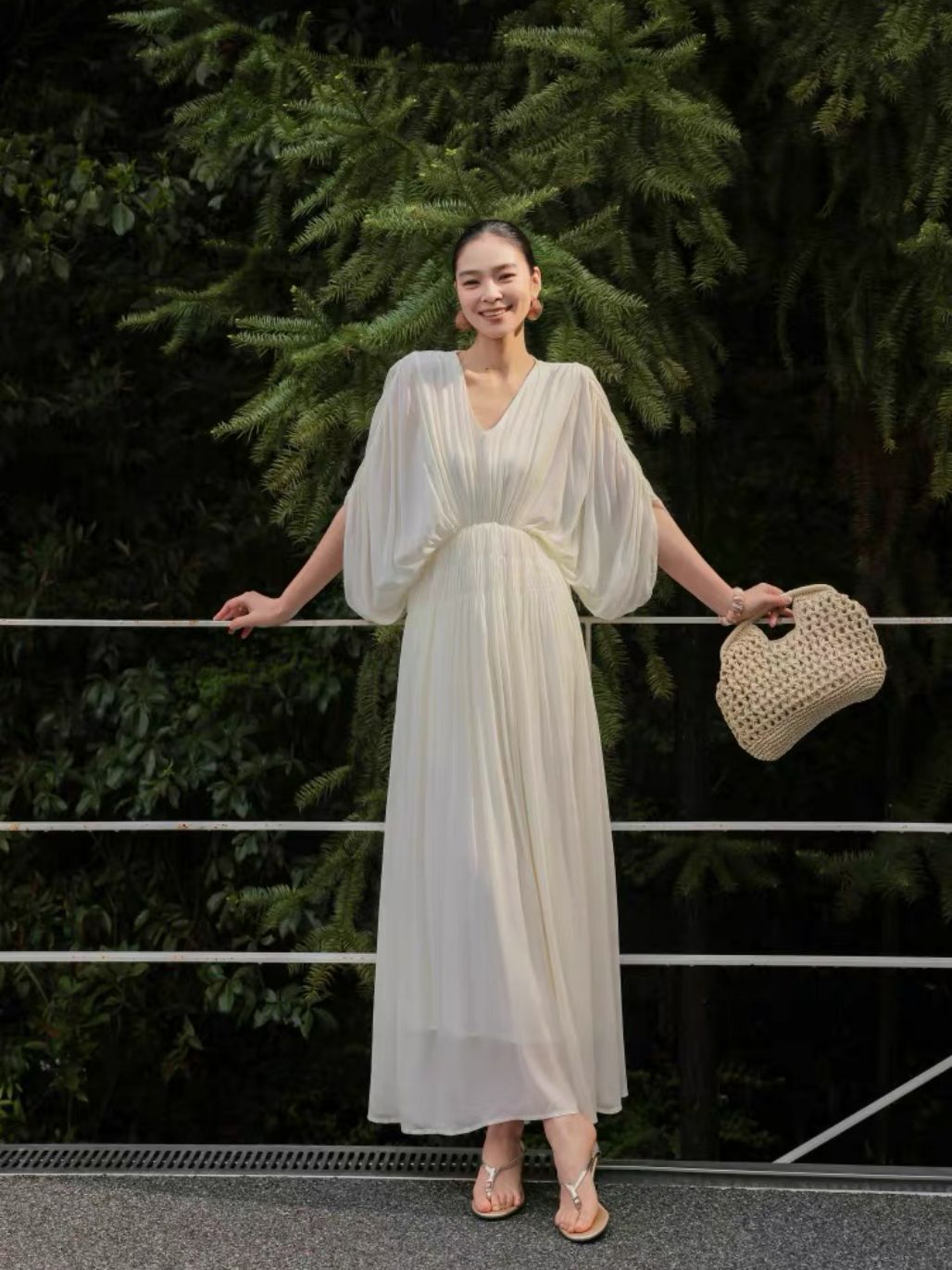 Lorraine Batwing Resort Luxe Dress