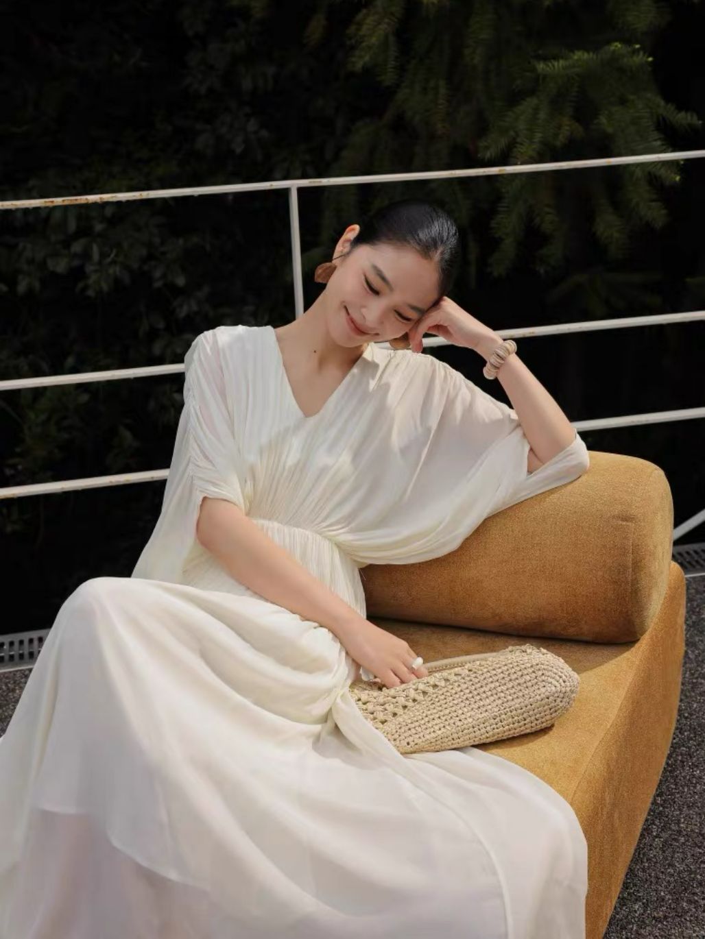 Lorraine Batwing Resort Luxe Dress