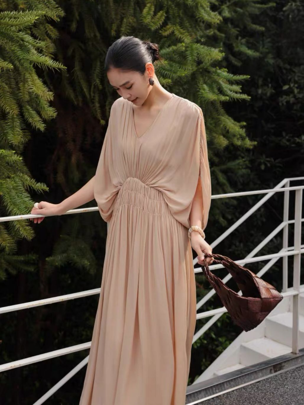 Lorraine Batwing Resort Luxe Dress