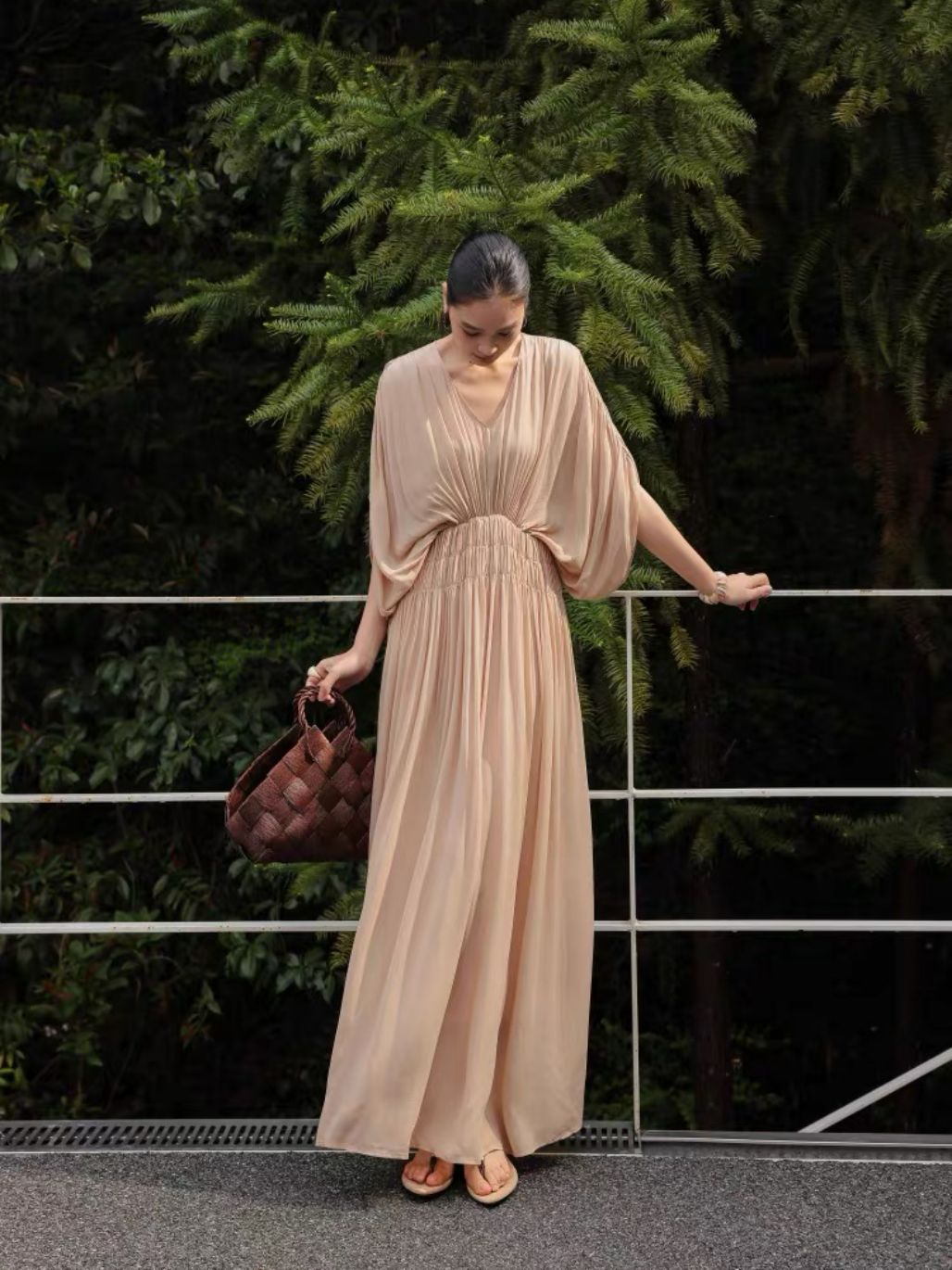 Lorraine Batwing Resort Luxe Dress