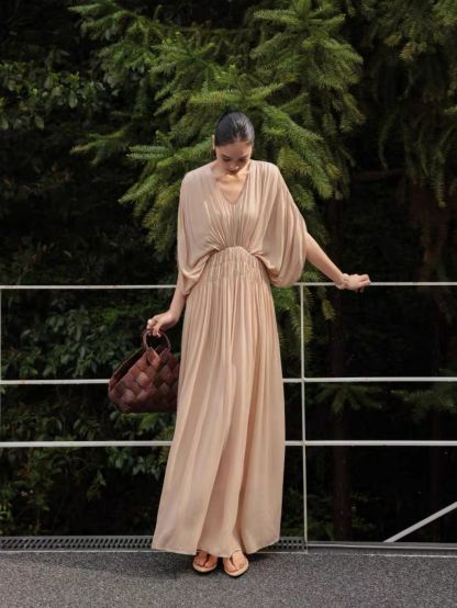 Lorraine Batwing Resort Luxe Dress