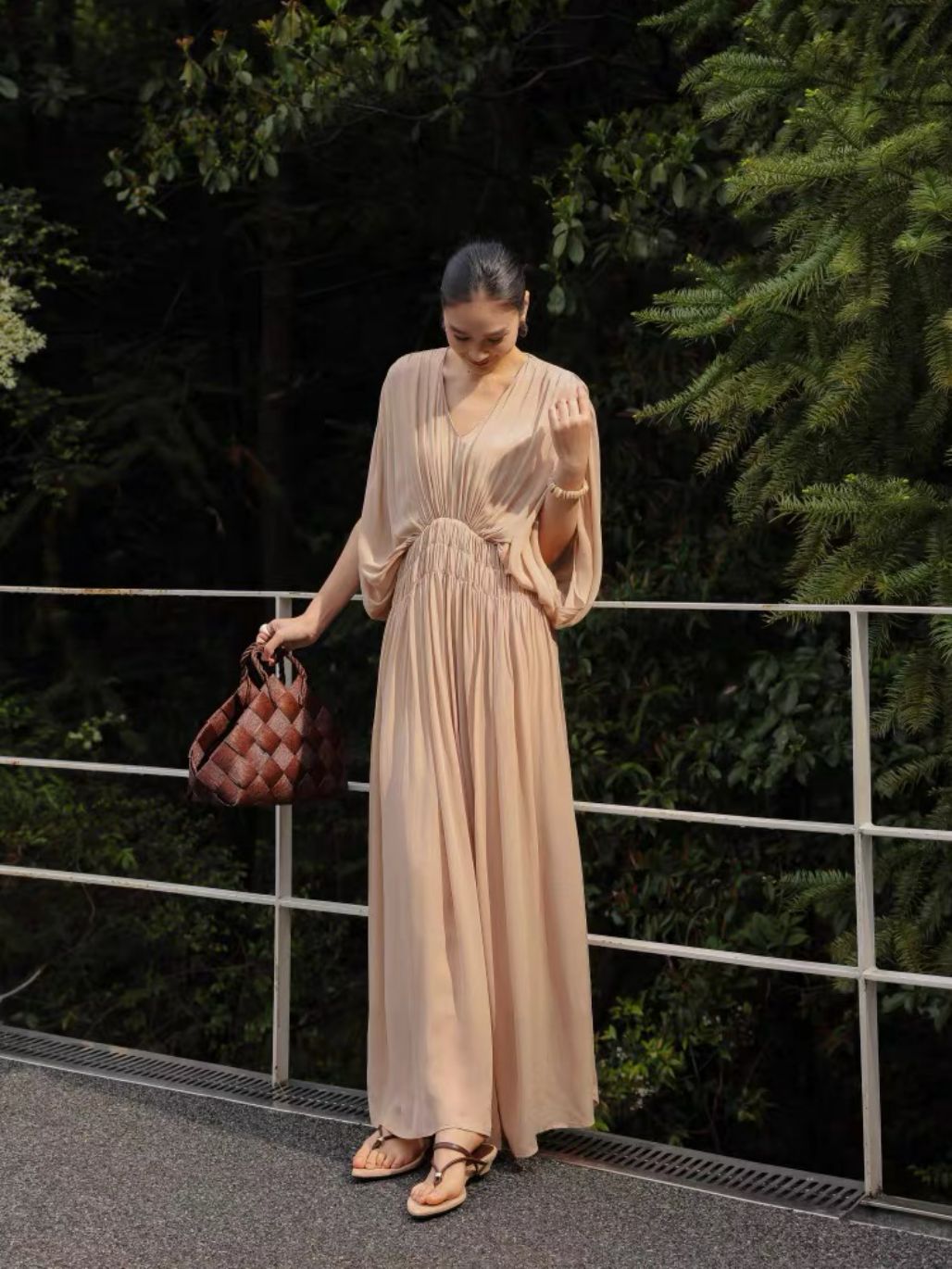Lorraine Batwing Resort Luxe Dress