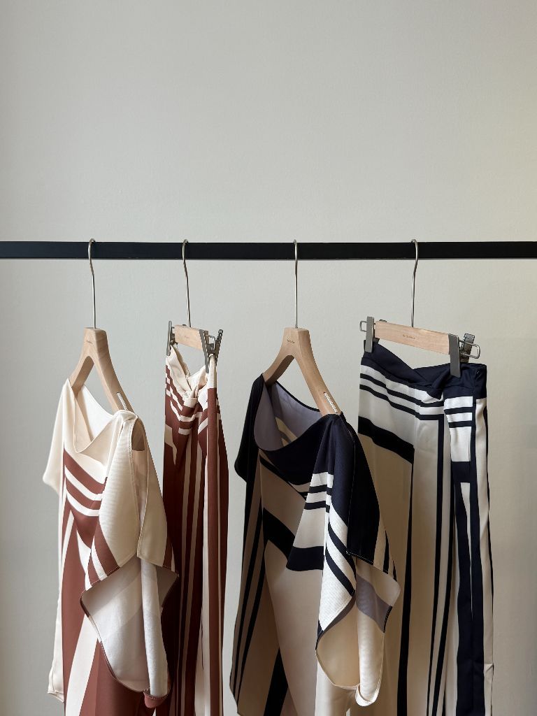 Wrenley Geometric Draped Top (Skirt to purchase seperately)