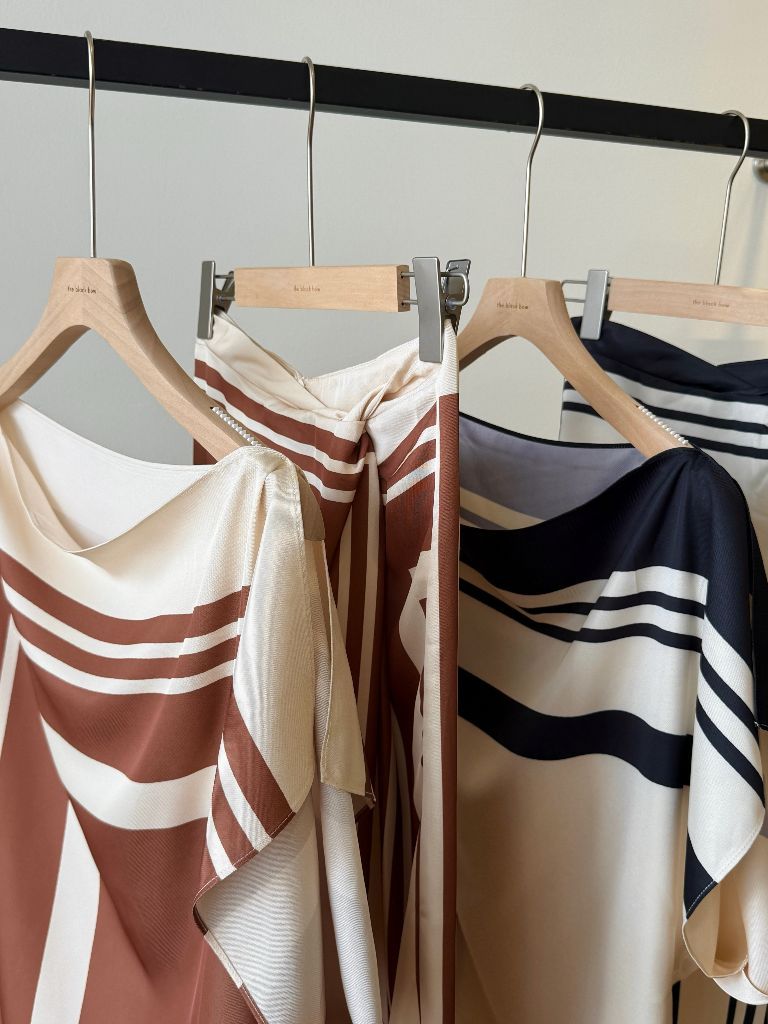 Wrenley Geometric Draped Top (Skirt to purchase seperately)