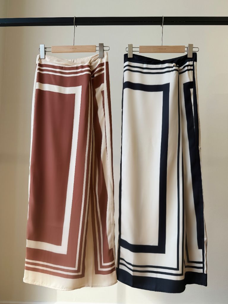 Wrenley Geometric Draped Skirt (Top to purchase seperately)