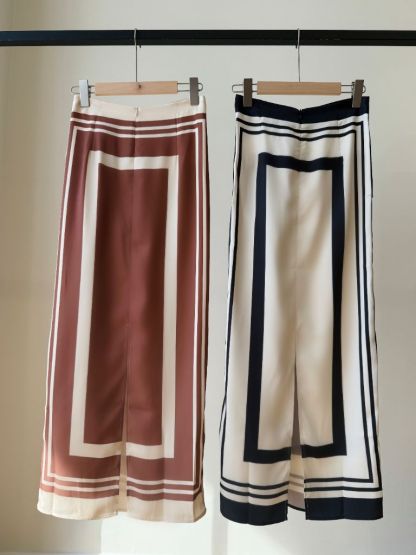 Wrenley Geometric Draped Skirt (Top to purchase seperately)