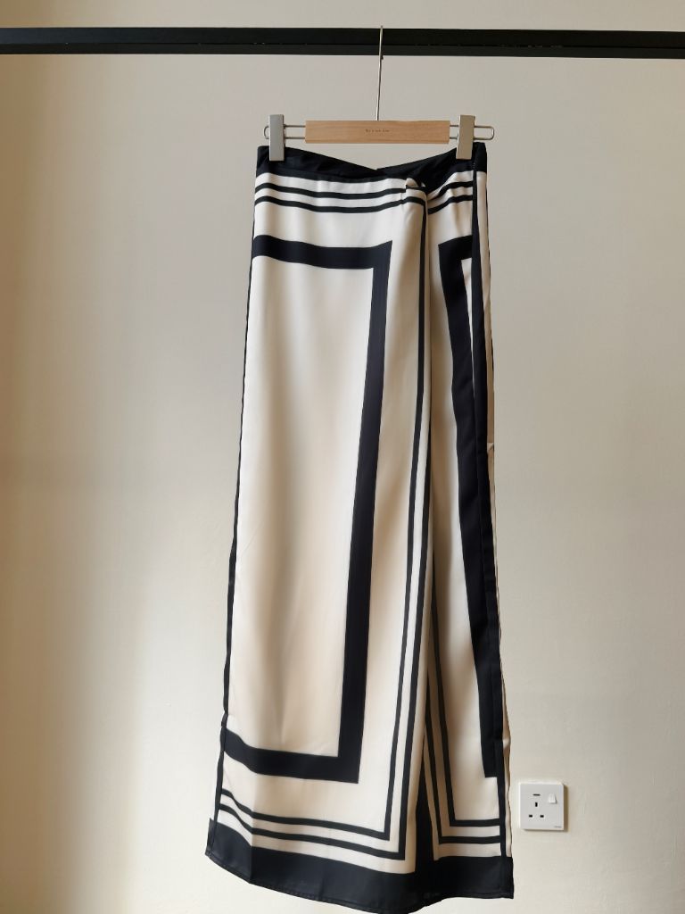 Wrenley Geometric Draped Skirt (Top to purchase seperately)