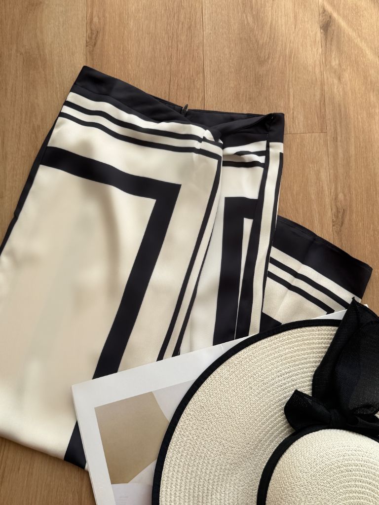 Wrenley Geometric Draped Skirt (Top to purchase seperately)